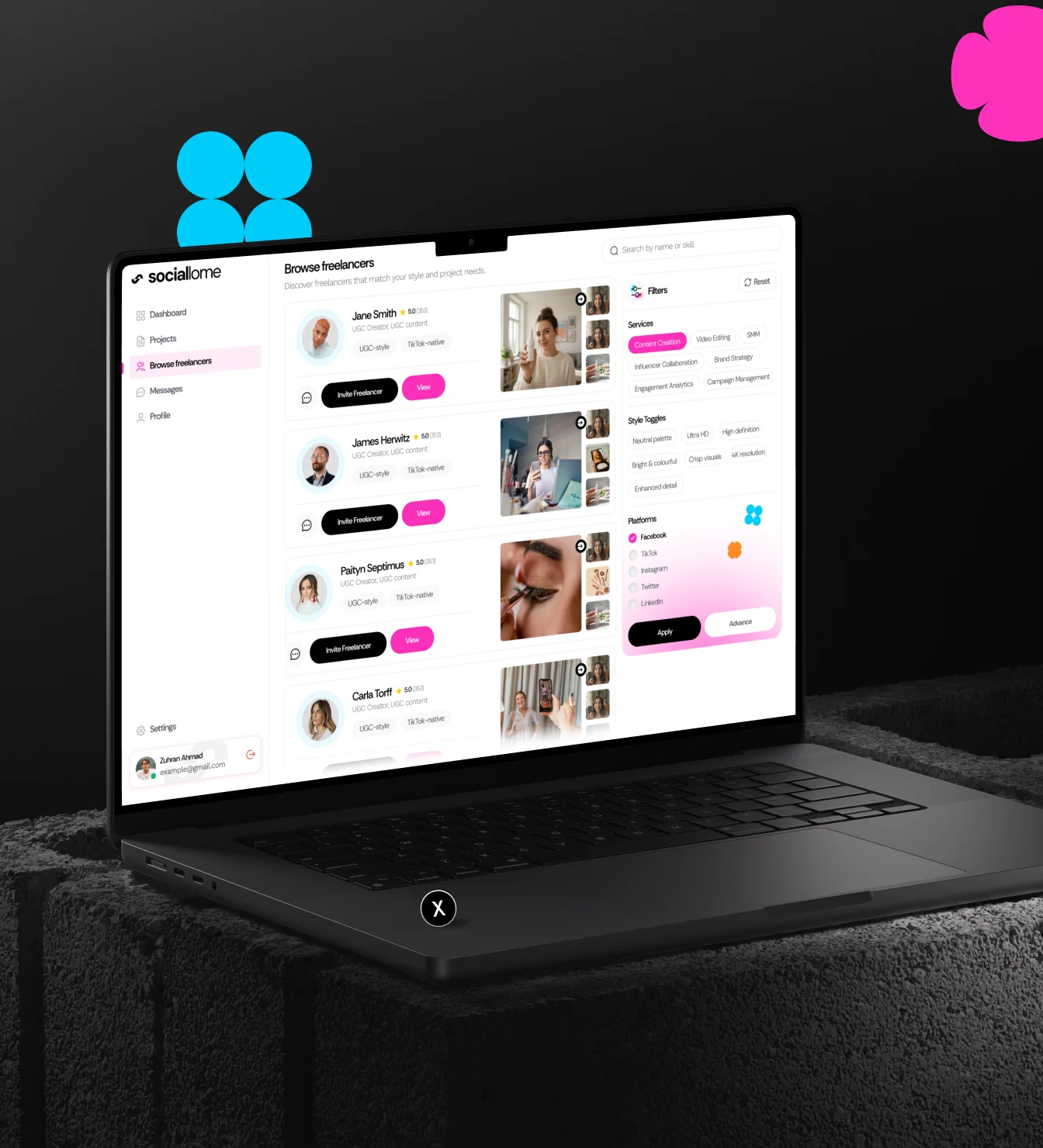 Case study project screenshot
