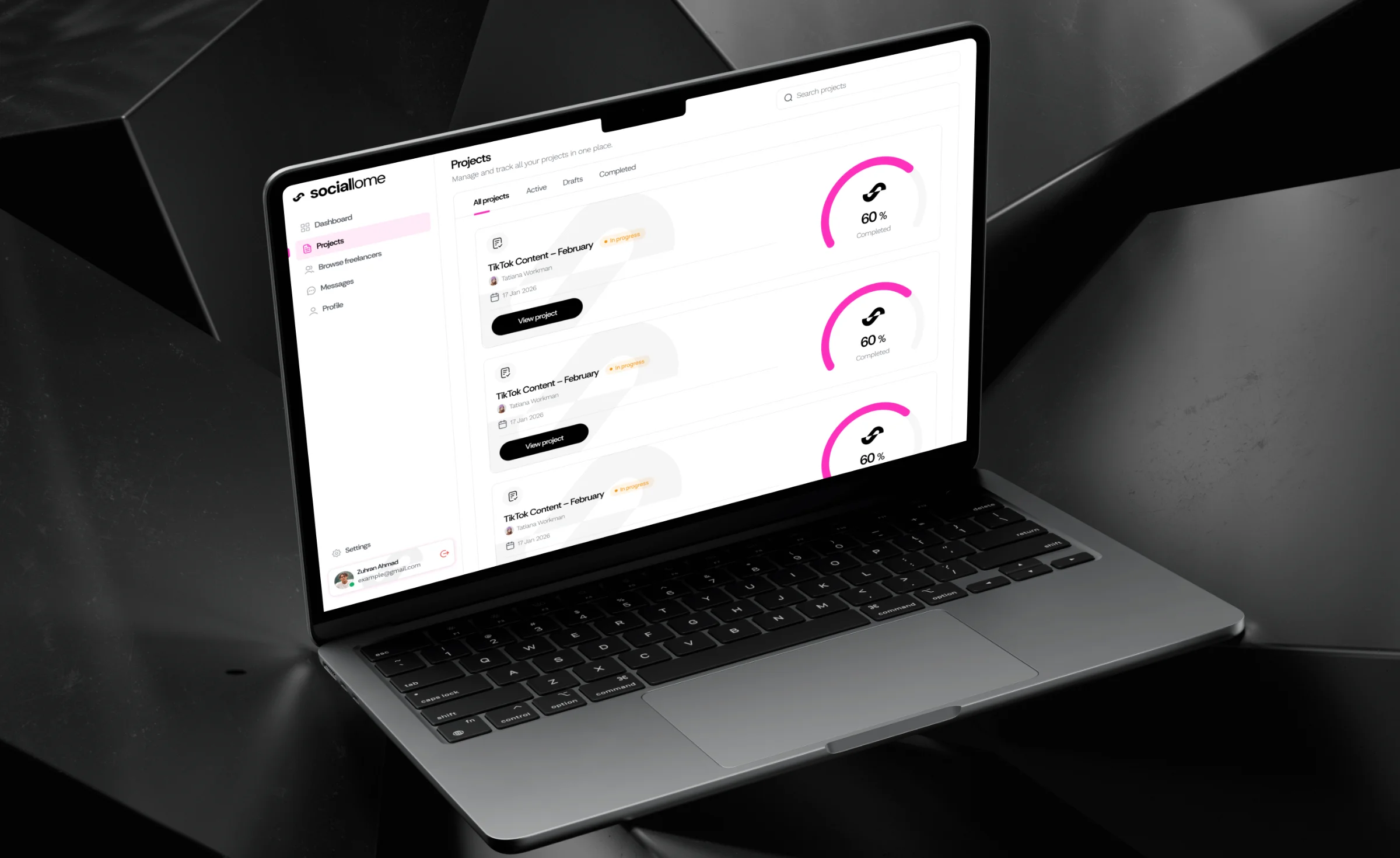 Case study project screenshot